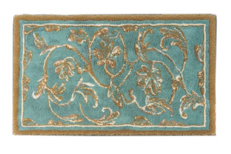 Tapis DYNASTY Turquoise & Or