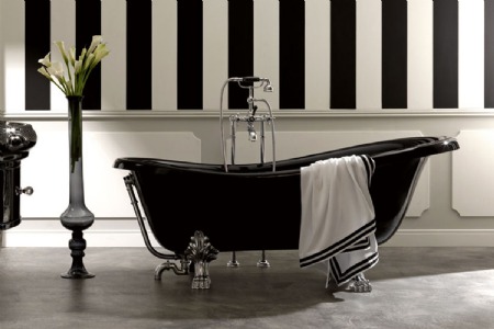 Baignoire Rétro noire